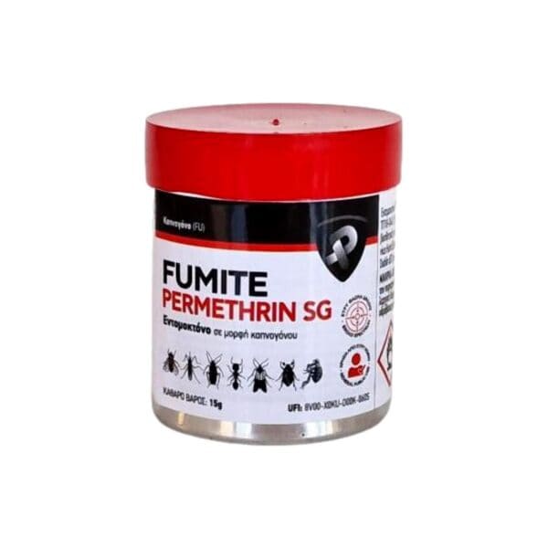 Εντομοκτόνο Καπνογόνο Fumite Permethrin SG | 15 gr