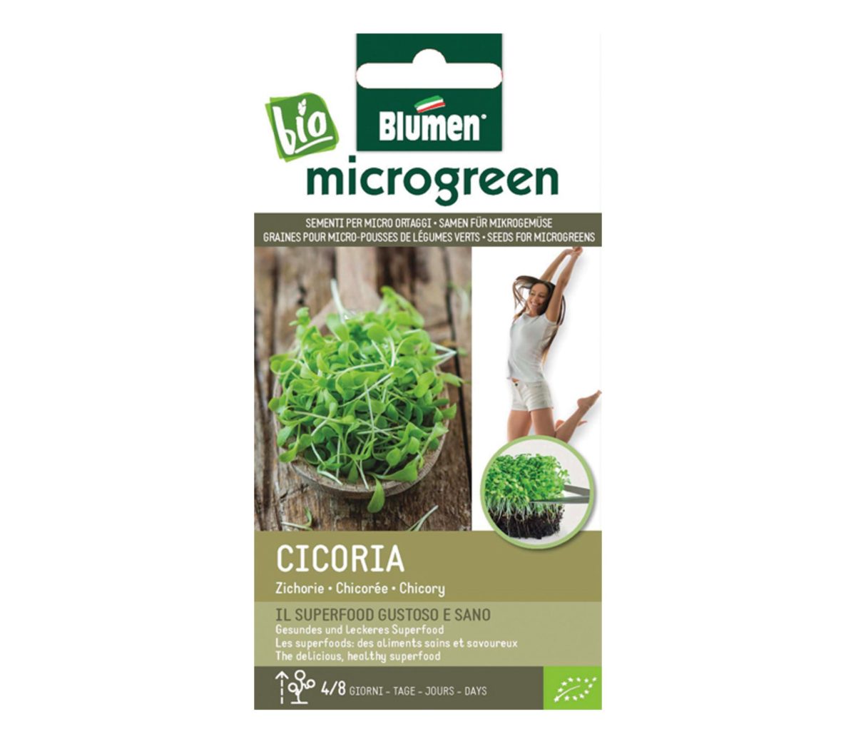 Σπόροι Για Microgreens Ραδίκι Cicoria 10 gr | 1 τμχ