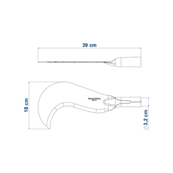 Τσαλοκόπι TRAMONTINA 77607125 39cm e-geoprostasia