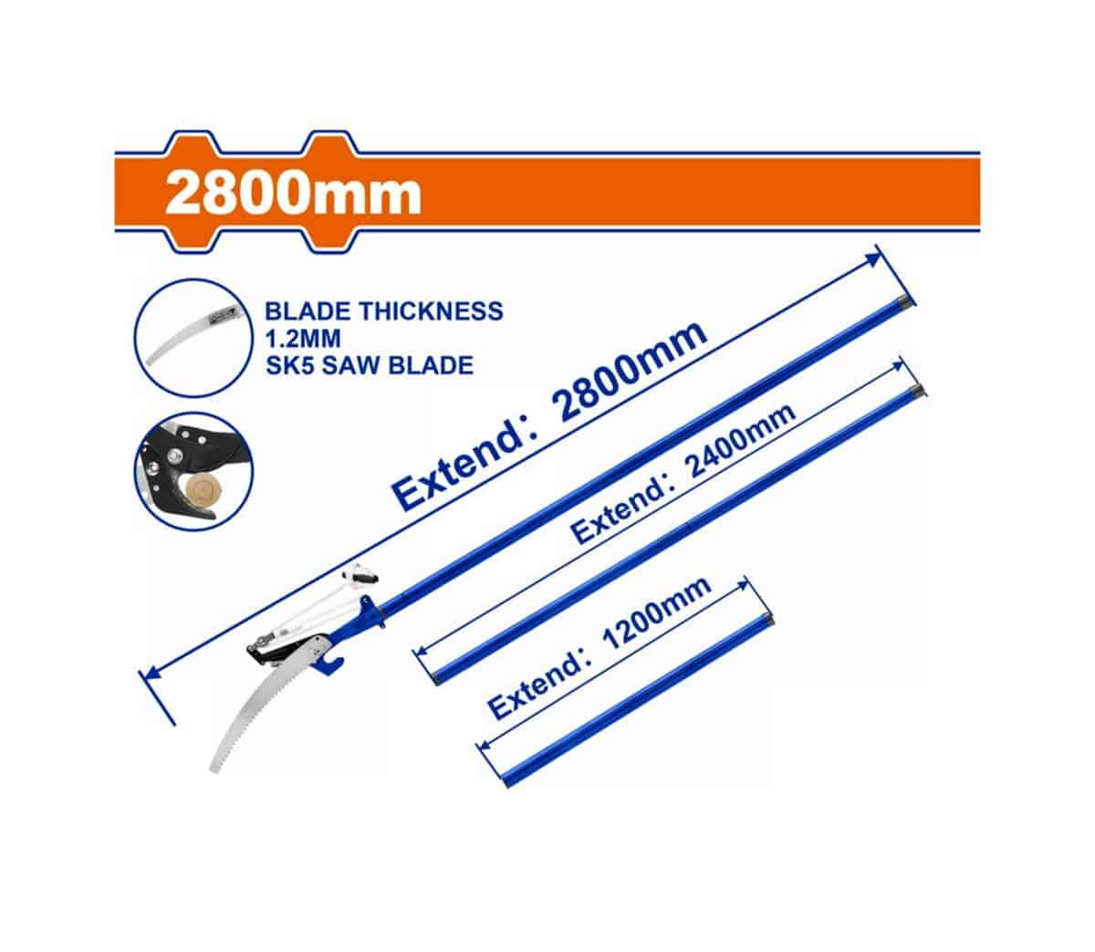 Κονταροψάλιδο & Πριόνι 12-28cm/25cm Wadfow WPR4701 | 1τμχ