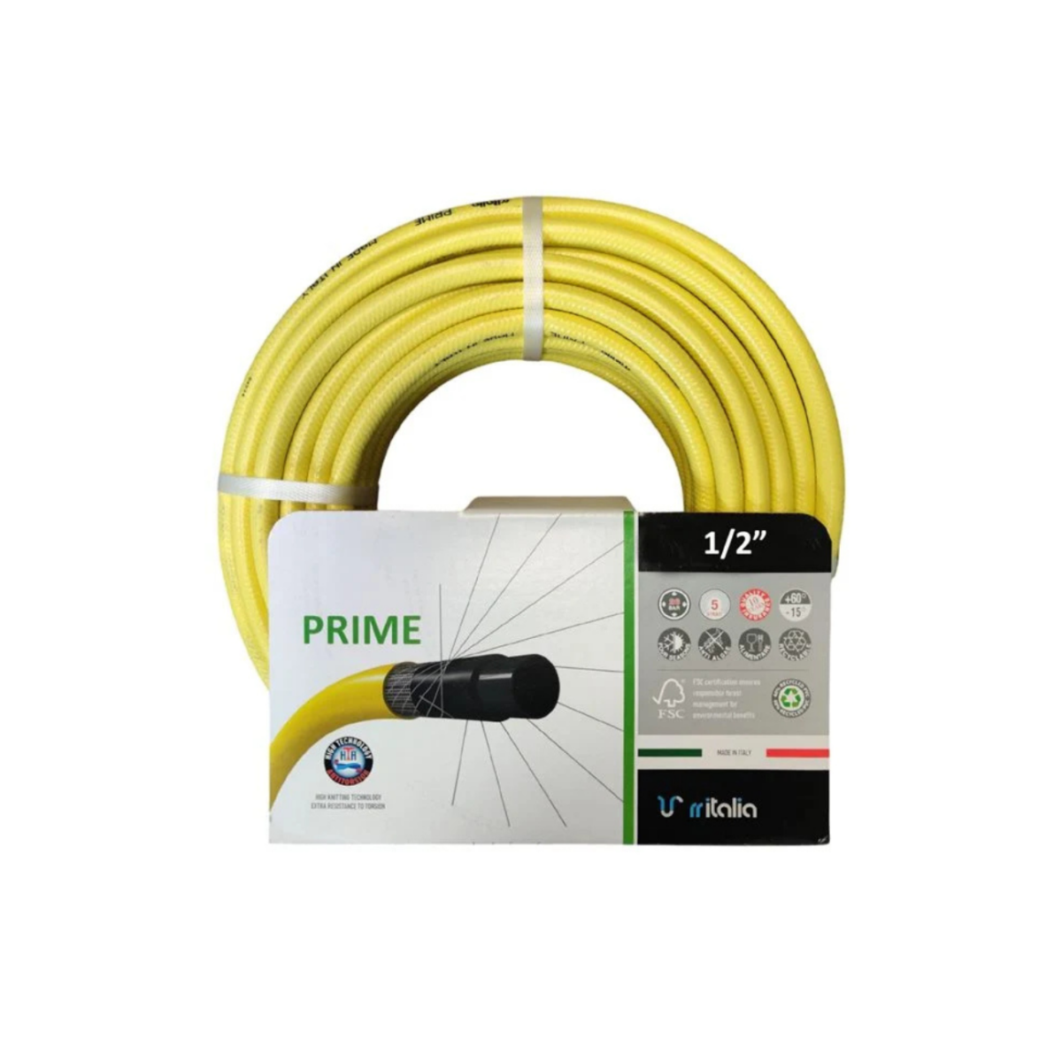 Λάστιχο Ποτίσματος Prime RR Italia 1/2'' 15m